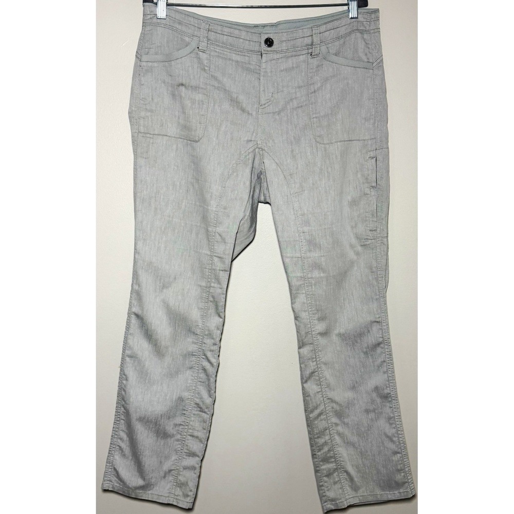 KÜHL Gray Herringbone Twill Chino Pants Straight Leg Pockets 29" Inseam 14